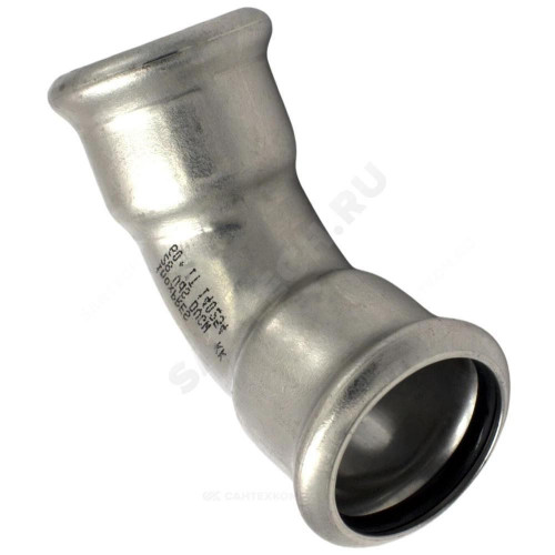 Отвод нерж AISI316L Дн76,1х45гр Ру16 пресс Inoxpres RM 181076450