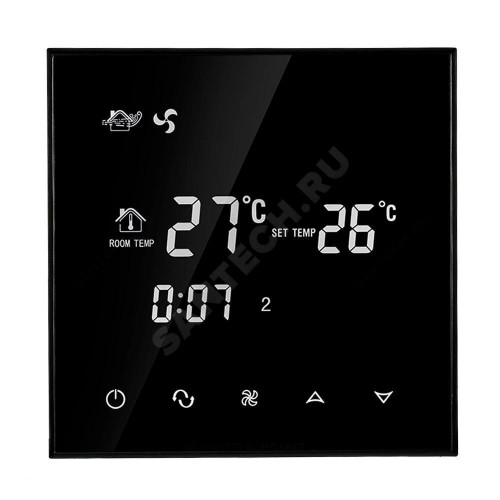 Термостат комн черн Vitron TVB 2AC