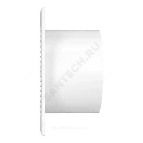 Вентилятор накладной пласт D100 обр клап бел DICITI SLIM 4C