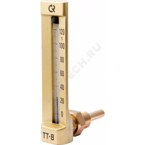 Термометр жидкостной ТТ-В-150 100С L=64 G1/2