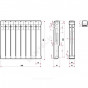 Радиатор бимет Plus BM 500 8 секц 960Вт Ogint