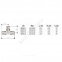 Тройник МП пресс лат Дн20 Aquasfera 8009-02