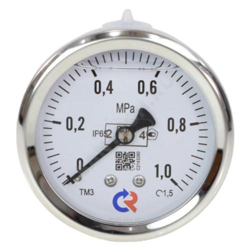 Манометр осев гидр ТМ-320Т.10 0-1,0МПаДк63 G1/4