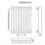Радиатор трубч QUADRUM 60V 1-1750 4 секц бок/п ВР 1/2