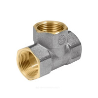 Тройник лат Ду20 м/м никель ГОСТ Р 72337 Aquasfera 9007-02 Тройник лат Ду20 м/м никель ГОСТ Р 72337 Aquasfera 9007-02