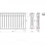 Радиатор бимет Ultra Plus 500 12 секц 1716Вт Ogint