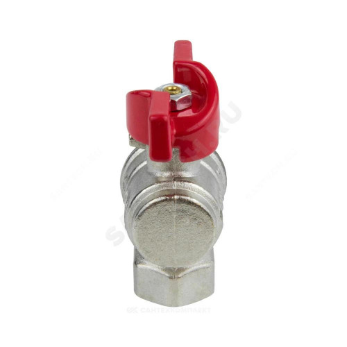 Кран шар лат 1009 Euro нк Ду15 Ру40 м/р полн угл баб Aquasfera 1009-01 .