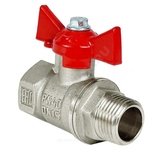 Кран шар лат 11Б27фт1М нк Ду20 Ру40 м/р баб VALFEX VF.218.NB1.034.N/P59