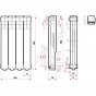 Радиатор алюм Plus AL 500 4 секц 492Вт Ogint