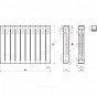 Радиатор бимет Ultra Plus S500B1 500 10 секц 1630Вт Ogint