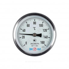 Термометр биметалл БТ-1-63 160С Дк63 L=40 G1/2