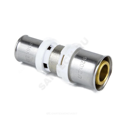 Муфта МП пресс лат Дн20х16 перех Aquasfera 8004-01