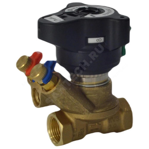 Клапан баланс лат MVT Ду50 Ру20 м/м Kvs40 нип Danfoss 003Z4086