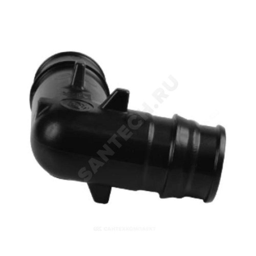 Угольник PE-X PPSU радиал Дн25х90гр Q&E Uponor 1008681