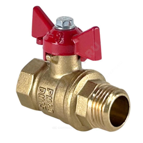 Кран шар лат 11Б27фт1М Ду20 Ру40 м/р баб VALFEX VF.218.LB1.034.DP
