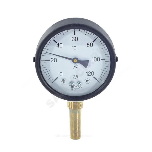 Термометр биметалл ТБП-Р 120С Дк100 L=100 G1/2