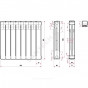 Радиатор бимет Ultra Plus 500 8 секц 1144Вт Ogint