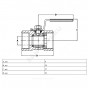 Кран шар нерж X1666 Ду15 Ру63 м/м Danfoss 149B5211