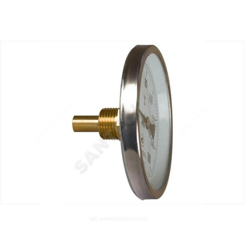 Термометр биметалл БТ-1-63 120С Дк63 L=40 G1/2