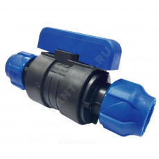 Кран шар компресс ПЭ Дн32х32 Ру16 VALFEX 121001233232