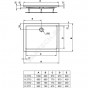 Поддон акр HOTLINE 100х80х7 прямоуг б/п Ideal Standard K277401