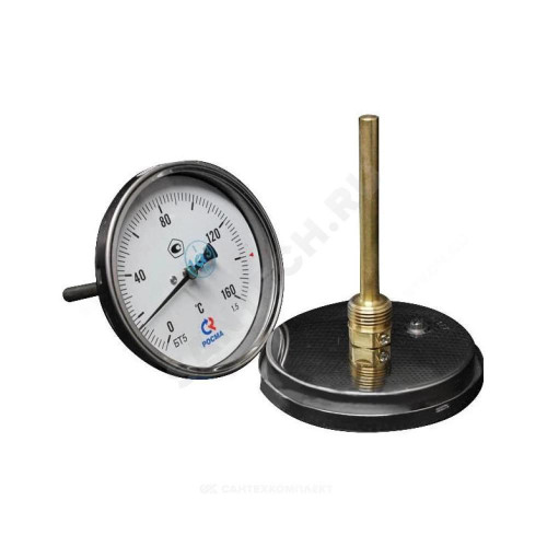 Термометр биметалл БТ-51.211 160С Дк100 L=200 G1/2