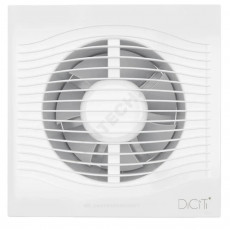Вентилятор накладной пласт D100 обр клап бел DICITI SLIM 4C