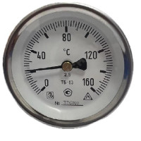 Термометр биметалл ТБ-63 120С Дк63 L=50 G1/2 Термометр биметалл ТБ-63 120С Дк63 L=50 G1/2