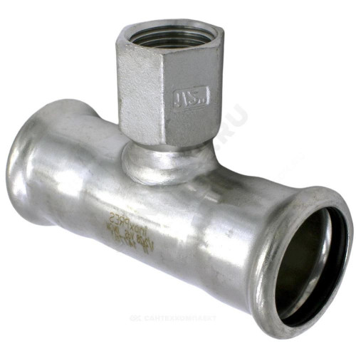 Тройник нерж AISI316L Дн18х1/2