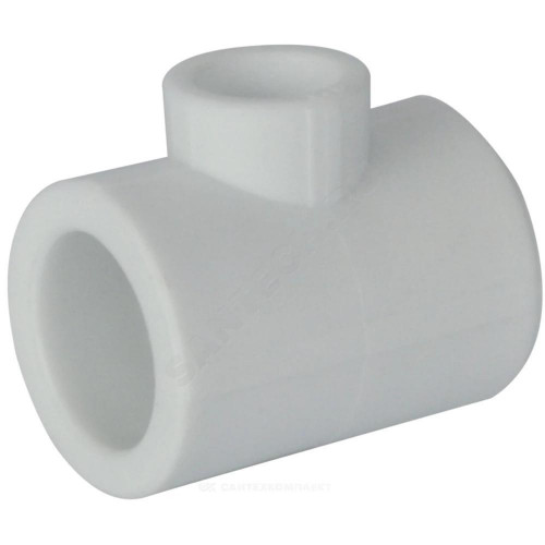 Тройник PP-R бел перех Дн25х20х20 VALFEX 10252020
