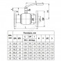 Кран шар ст JIP-FF Ду50 Ру40 фл Danfoss 065N0325G