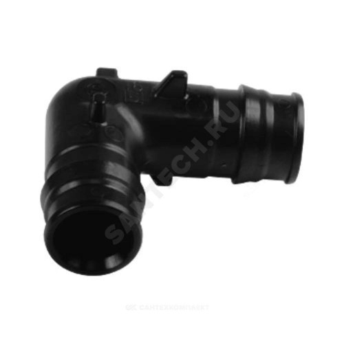 Угольник PE-X PPSU радиал Дн25х90гр Q&E Uponor 1008681