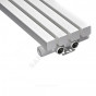 Радиатор трубч QUADRUM 40V 1-1750 6 секц без т/кл ниж/п центр RAL1М183SR127 КЗТО