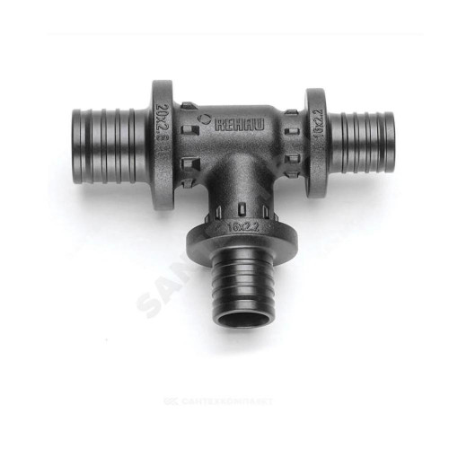 Тройник PE-X PPSU аксиал Дн20х16х16 перех RAUTITAN PX Rehau 11600811001