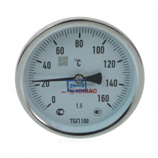 Термометр биметалл ТБП-Т 160С Дк100 L=100 G1/2