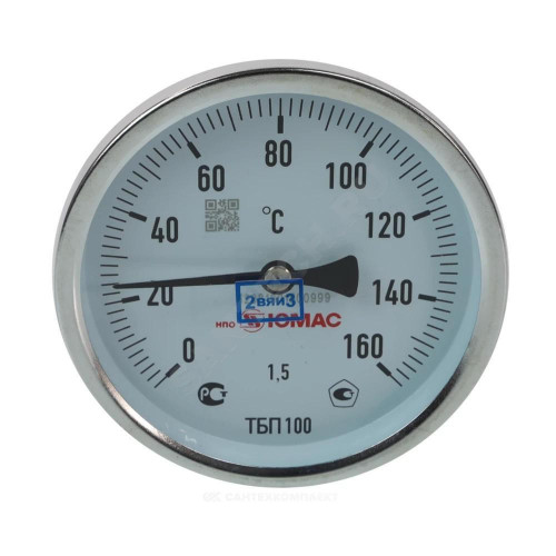 Термометр биметалл ТБП-Т 160С Дк100 L=100 G1/2