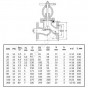 Клапан запорн ст 15с65нж Ду125 Ру16 фл HJCN