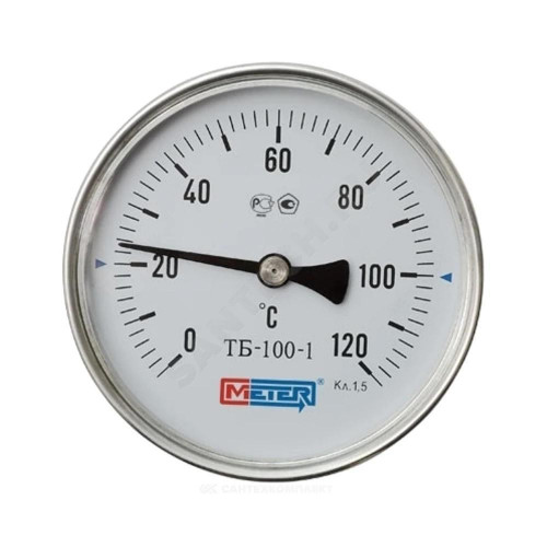Термометр биметалл ТБ-100-1 120С Дк100 L=60 G1/2