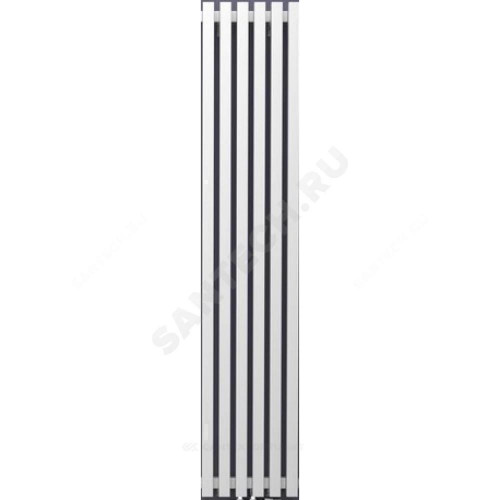Радиатор трубч QUADRUM 60V 1-1750 8 секц без т/кл ниж/п прав RAL1Т104S9016 КЗТО