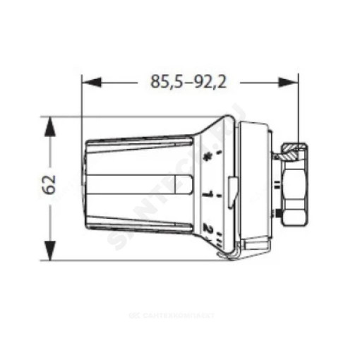 Элемент терм RTRW-K 7084 жид/нап М30 8-28C Danfoss 013G7084