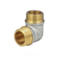 Угольник лат реборд Ду20 р/р никель ГОСТ Р 72337 Aquasfera 9005-02
