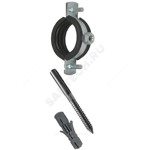 Хомут ст оц рез/пр М8 (59-65)мм (2