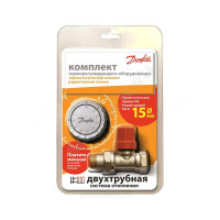 Комплект терм RA-N Ду15 Ру10 прям RA 2940 пн двухтр Danfoss 013G2154