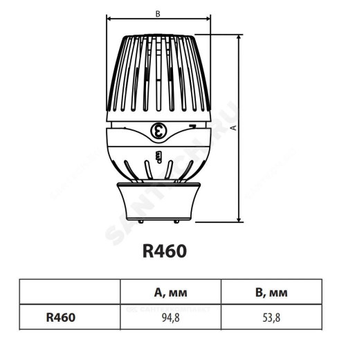 Элемент терм жид/нап 8-32C Giacomini R460X001