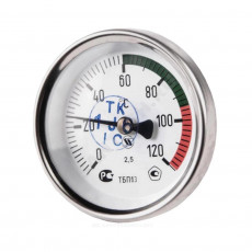 Термометр биметалл ТБП-Т 120С Дк100 L=100 G1/2