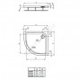 Опора д/душ подд б/п Ideal Standard K712667