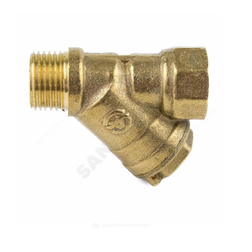 Фильтр Y-обр лат 4002 Ду15 Ру20 м/р Aquasfera 4002-01