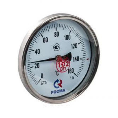 Термометр биметалл БТ-41.211 160С Дк80 L=100 G1/2