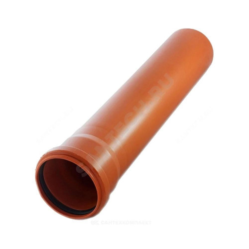 Труба PP-B кор б/н Дн160х4,9 SN4 L=2,0м в/к VALFEX 301600200