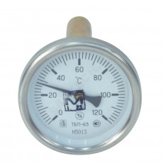 Термометр биметалл ТБП-Т 120С Дк63 L=100 G1/2